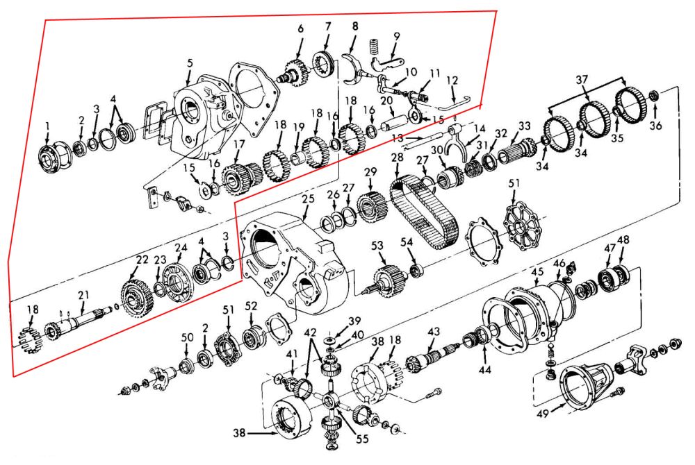 Cracking Transmission Case